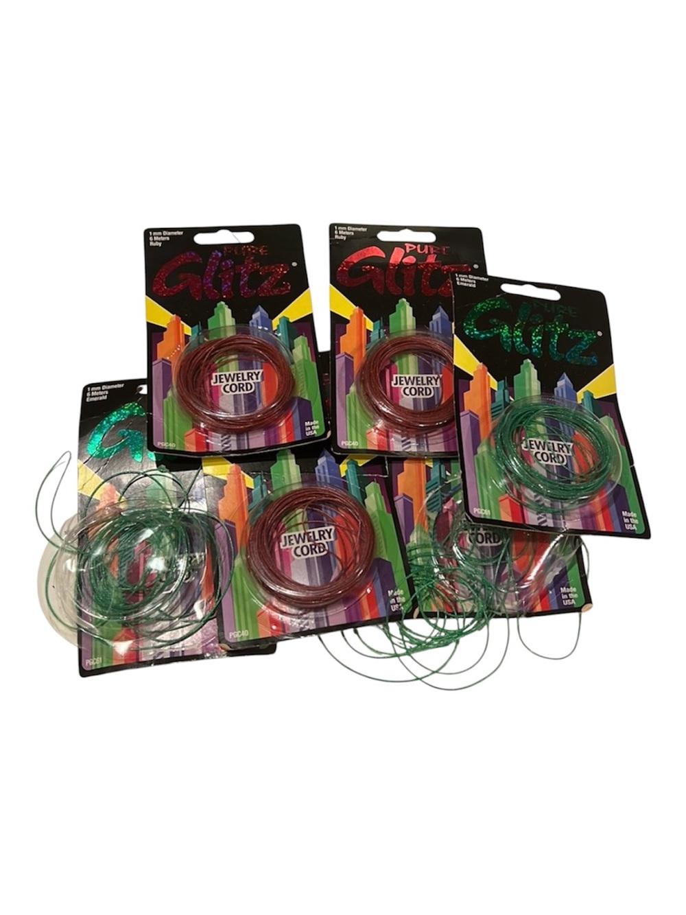 Jewelry Cord pure glitz assorted colors CC16